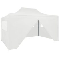 vidaXL Partytent met 4 zijwanden inklapbaar 3x4