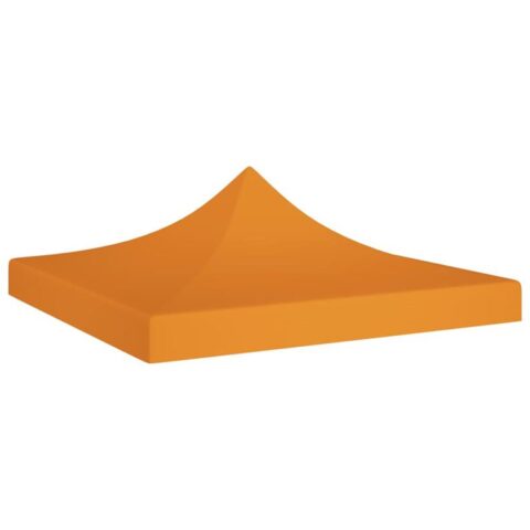 vidaXL Partytentdak 270 g/m² 2x2 m oranje Zonwering Oranje Natuurlijk materiaal