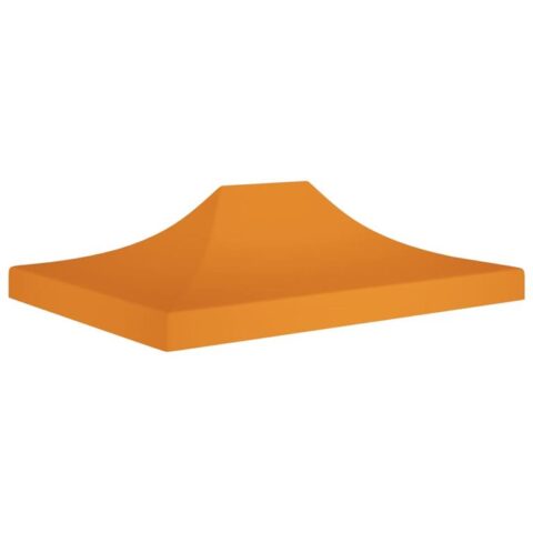 vidaXL Partytentdak 270 g/m² 4x3 m oranje Zonwering Oranje Natuurlijk materiaal