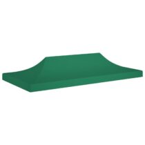 vidaXL Partytentdak 270 g/m² 6x3 m groen Zonwering Groen Natuurlijk materiaal