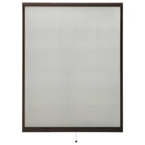 vidaXL Raamhor oprolbaar 120x170 cm bruin Raamdecoratie Bruin Glasvezel