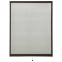 vidaXL Raamhor oprolbaar 130x170 cm bruin Raamdecoratie Bruin Glasvezel