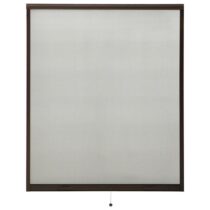 vidaXL Raamhor oprolbaar 160x170 cm bruin Raamdecoratie Bruin Glasvezel