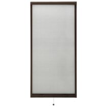 vidaXL Raamhor oprolbaar 60x150 cm bruin Raamdecoratie Bruin Glasvezel