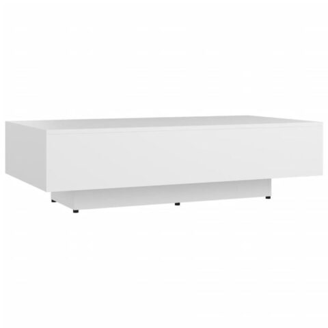 vidaXL Salontafel 115x60x31 cm spaanplaat wit Tafels Wit Hout