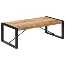 vidaXL Salontafel 120x60x40 cm massief mangohout Tafels Bruin Hout