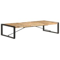 vidaXL Salontafel 180x90x40 cm ruw mangohout Tafels Bruin Hout