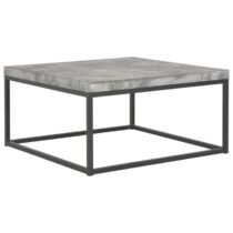 vidaXL Salontafel 75x75x38 cm beton-look Tafels Grijs MDF