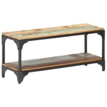 vidaXL Salontafel 90x30x40 cm massief gerecycled hout Tafels Bruin Hout