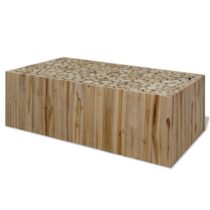 vidaXL Salontafel 90x50x30 cm echt teakhout Tafels Bruin Hout