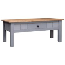 vidaXL Salontafel Panama Range 100x60x45 cm massief grenenhout grijs Tafels Grijs Hout