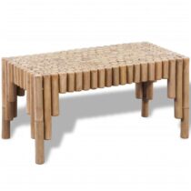 vidaXL Salontafel bamboe Tafels Bruin Bamboe