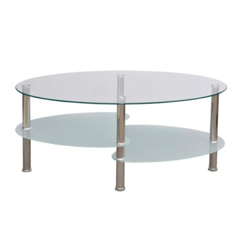 vidaXL Salontafel met exclusief ontwerp wit Tafels Wit Glas