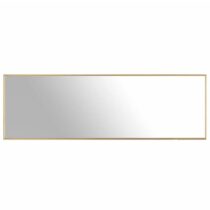 vidaXL Spiegel 150x50 cm goudkleurig Spiegel Goud PVC