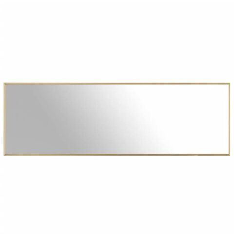 vidaXL Spiegel 150x50 cm goudkleurig Spiegel Goud PVC