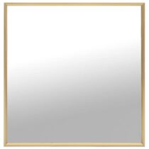 vidaXL Spiegel 60x60 cm goudkleurig Spiegel Goud PVC