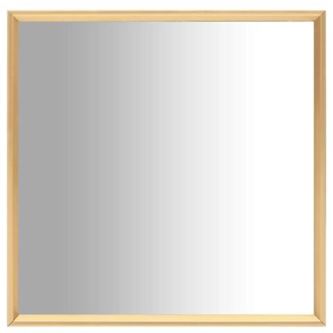 vidaXL Spiegel 70x70 cm goudkleurig Spiegel Goud PVC