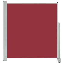 vidaXL Tuinscherm uittrekbaar 140x300 cm rood Zonwering Rood IJzer