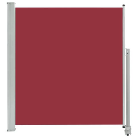 vidaXL Tuinscherm uittrekbaar 140x300 cm rood Zonwering Rood IJzer