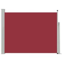 vidaXL Tuinscherm uittrekbaar 140x500 cm rood Zonwering Rood Staal