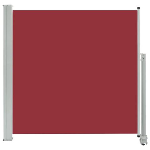 vidaXL Tuinscherm uittrekbaar 160x300 cm rood Zonwering Rood IJzer