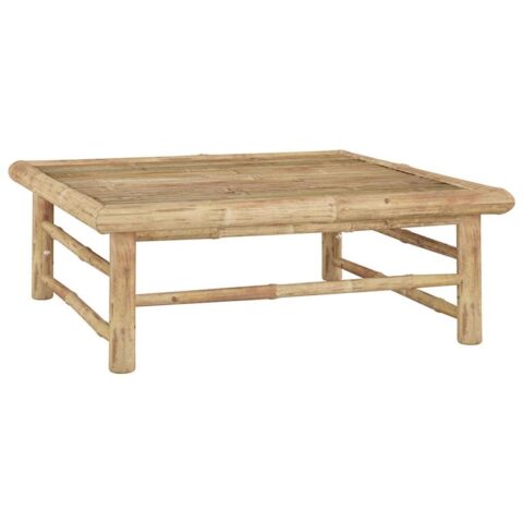 vidaXL Tuintafel 65x65x30 cm bamboe Tuinmeubelen Bruin Bamboe