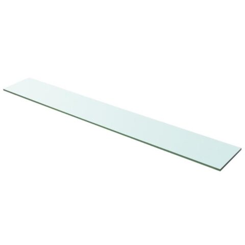 vidaXL Wandschap transparant 100x15 cm glas Wanddecoratie Transparant Glas