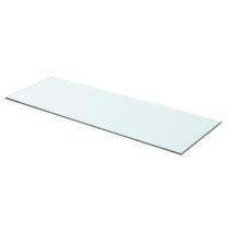 vidaXL Wandschap transparant 70x25 cm glas Wanddecoratie Transparant Glas