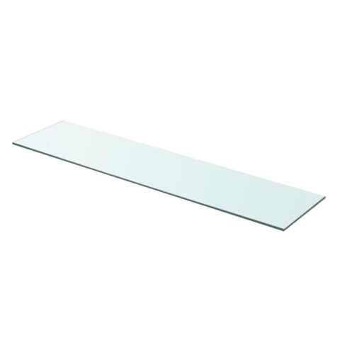 vidaXL Wandschap transparant 90x20 cm glas Wanddecoratie Transparant Glas