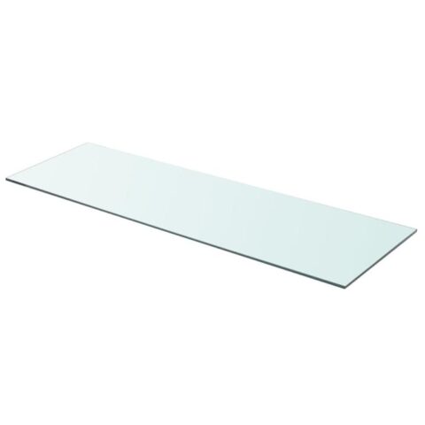 vidaXL Wandschap transparant 90x30 cm glas Wanddecoratie Transparant Glas