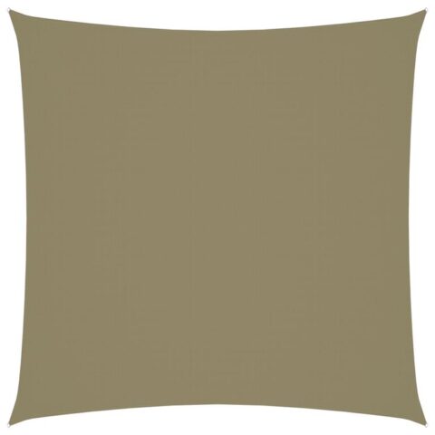 vidaXL Zonnescherm vierkant 3x3 m oxford stof beige Zonwering Beige Staal