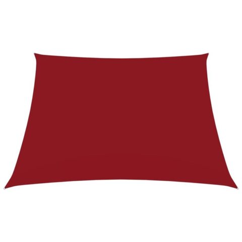 vidaXL Zonnescherm vierkant 6x6 m oxford stof rood Zonwering Rood Staal