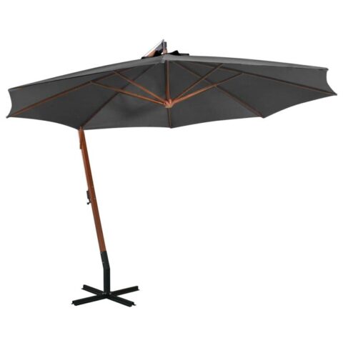 vidaXL Zweefparasol met paal 3