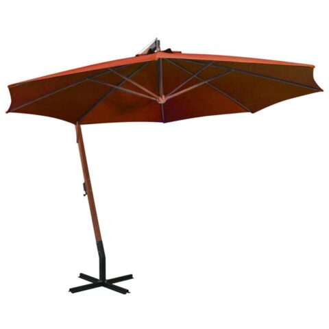 vidaXL Zweefparasol met paal 3