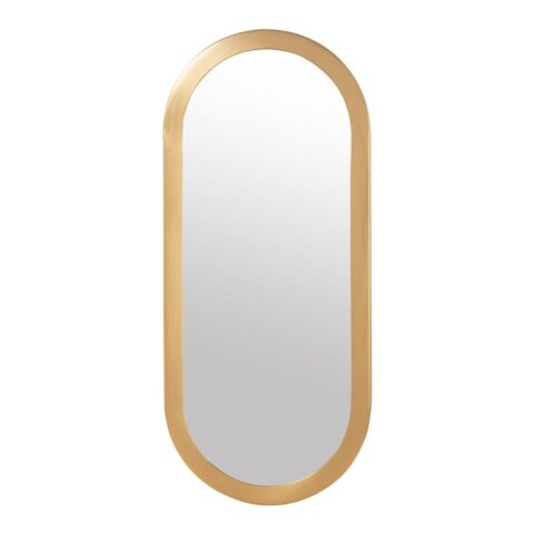 vtwonen Oval Spiegel H 70 x B 30 cm - Goud Spiegel Goud Metaal