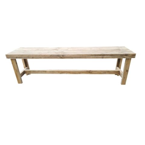 wood4you - Tuinbank - Rotterdam steigerhout -170Lx43Hx36D cm Tuinmeubelen  Hout